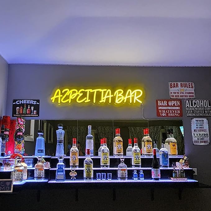 Custom Neon Sign Wedding, Personalized LED Name Logo Lights Battery Operated for Reception, Light up Neon Signs Customizable for Kids Room Bedroom Wall Decor, Birthday Party, Office Business (16-60")