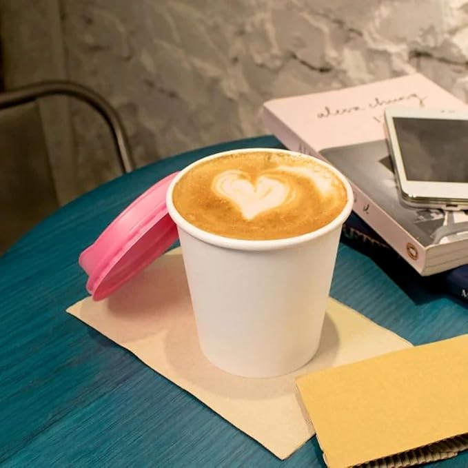 Karat 10 oz Paper Coffee Cup [1,000 ct] White Disposable Cup for Hot/ Cold Drinks and Beverages 90mm Diameter (C-K510W)