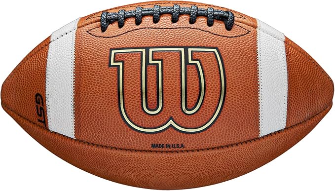 WILSON GST Leather Game Football - Official