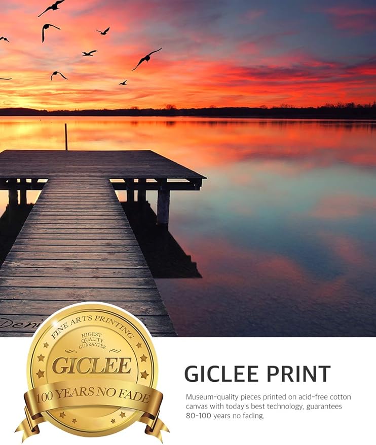 IPIC - Our Own Sunset Personalized Artwork with Names, Customized Gift for Anniversary. Giclee Wallart with High Grade Frame. Picture Size: 24x16