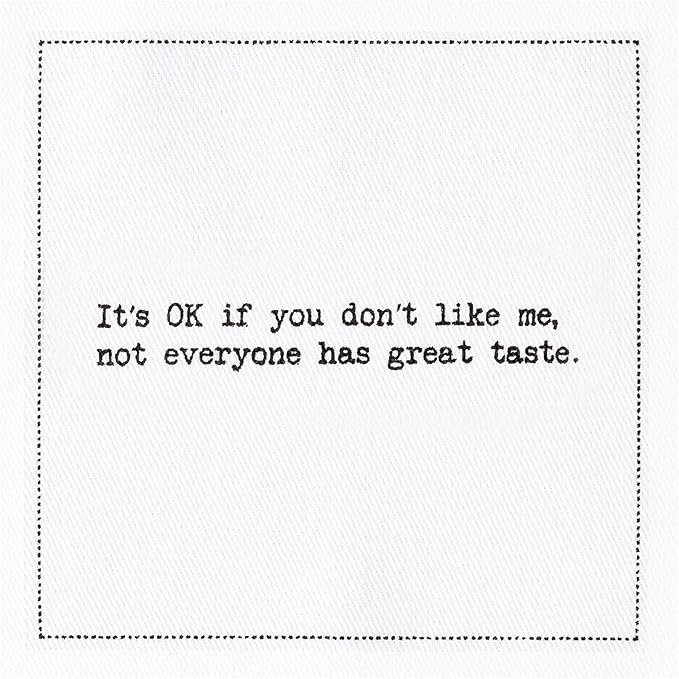 Five Star Funny Subversive Quotes | White Cotton Cocktail Napkins | 50 Luxury Disposable Beverage Napkins with Witty Bar Quotes | Drink Napkins for Parties, Bars, Weddings & Game Nights