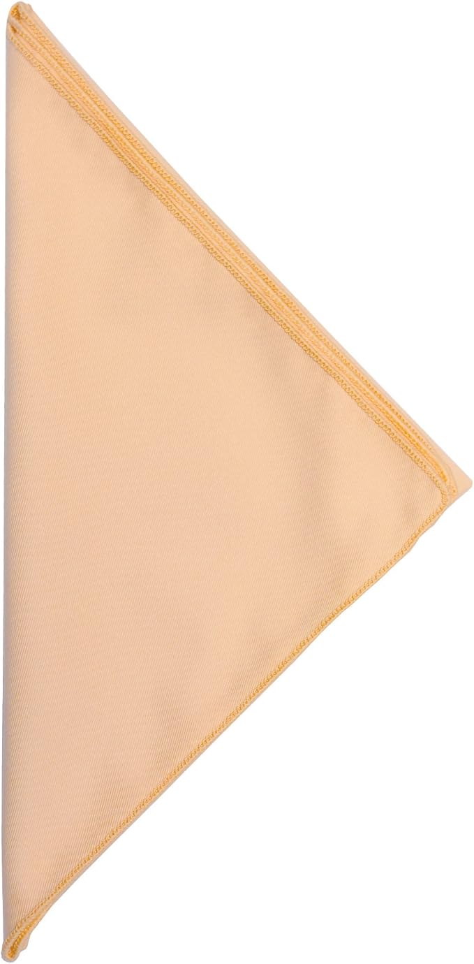 Ultimate Textile Poly-Cotton Twill Peach Cloth Napkins - 17" x 17" (Set of 12) Washable Lunch Napkins for Weddings Restaurants Parties