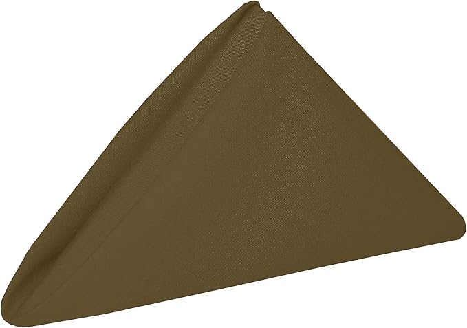 Ultimate Textile Cotton-Feel Cafe Cloth Napkins - 17" x 17" (Set of 120) Washable Dining Quality Polyester, Wrinkle & Stain Resistant