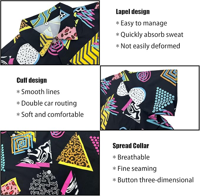 Men's Hawaiian Shirt and Shorts Set 2 Piece Beach Outfits with Bucket Hats for Beach Days and Summer Vibes