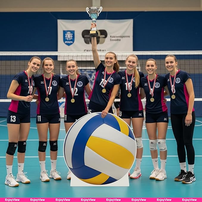 Volleyball Cardboard Cutout, 7FT Life Size Cutouts Decor for Sports Themed Party Backdrop, Photo Booth Props, Birthday Table Centerpieces, Volleyball Game Stand Up Display
