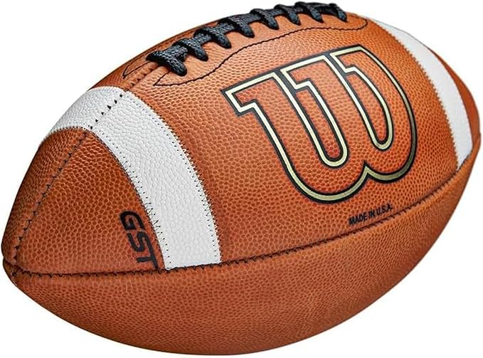 WILSON GST Leather Game Football - Official
