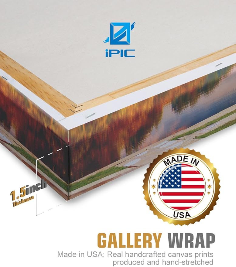 IPIC - Grow Old Together, Personalized Artwork with Names and Date on, Customized Gift for Anniversary,Wedding,Birthday and Holidays. 24x16