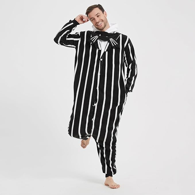 MAJ&COS Animal Onesies Adult Pajamas Halloween Cosplay Costume Unisex Onesie for Women Men