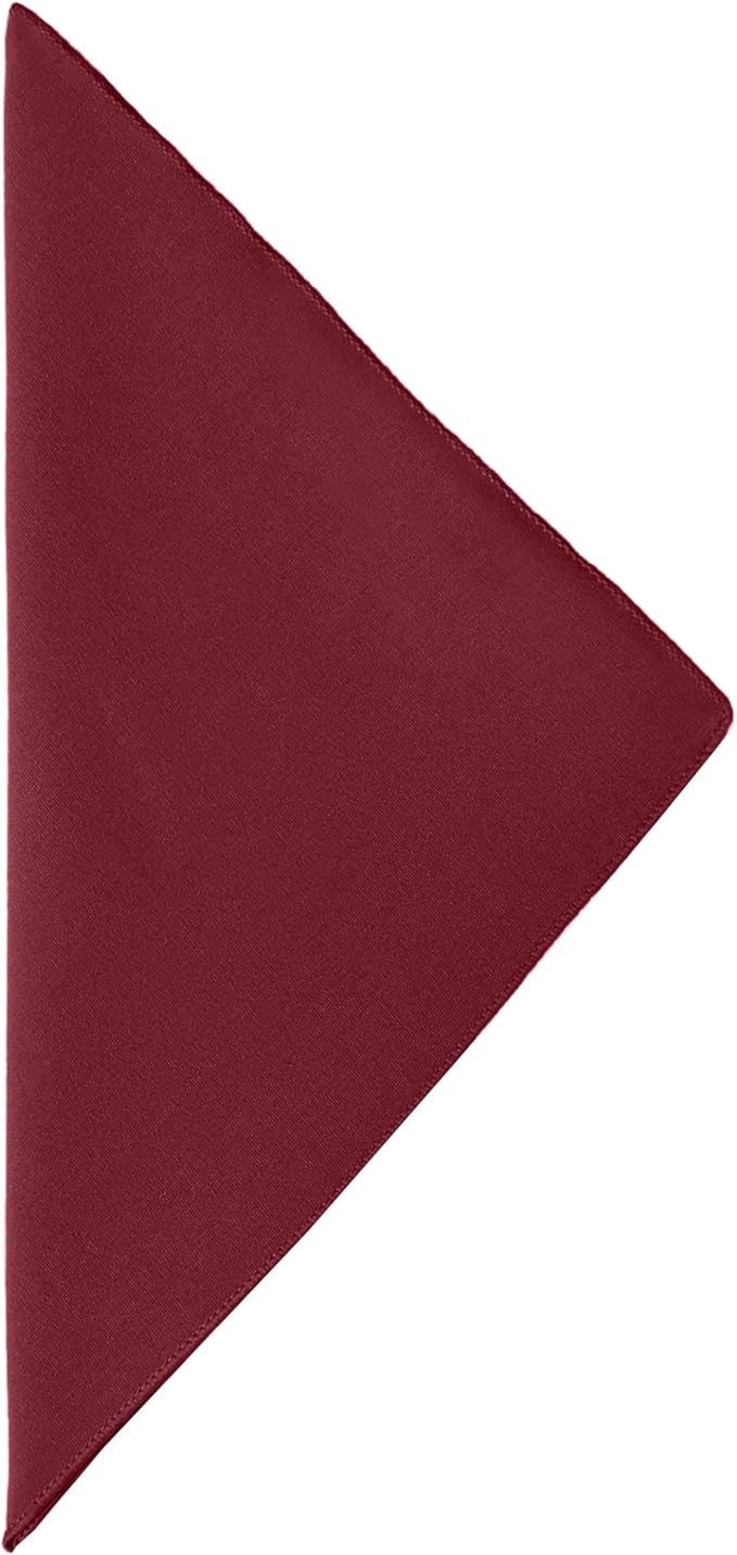 Ultimate Textile Cotton-Feel Brick Cloth Napkins - 17" x 17" (Set of 24) Washable Dining Quality Polyester, Wrinkle & Stain Resistant