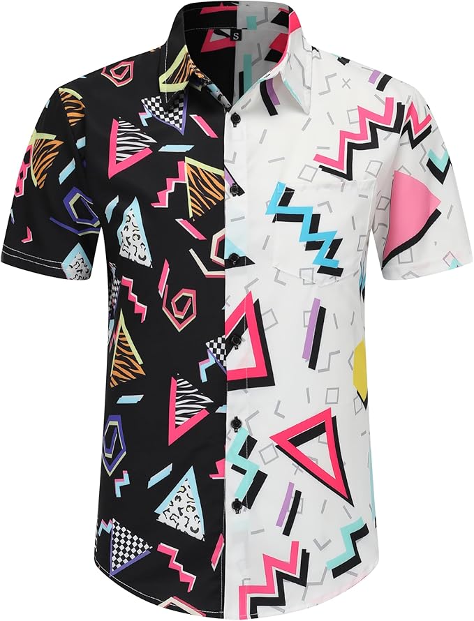 Mens Hawaiian Shirts and Shorts Set Funny Hawaiian Shirts for Men Beach Outfits Sets with Bucket Hats