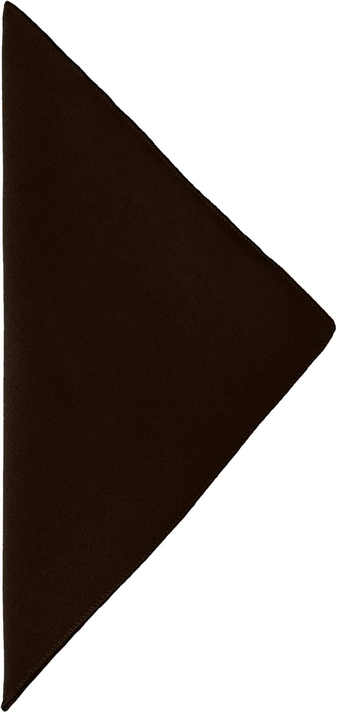 Ultimate Textile Cotton-Feel Chocolate Cloth Napkins - 17" x 17" (Set of 24) Washable Dining Quality Polyester, Wrinkle & Stain Resistant