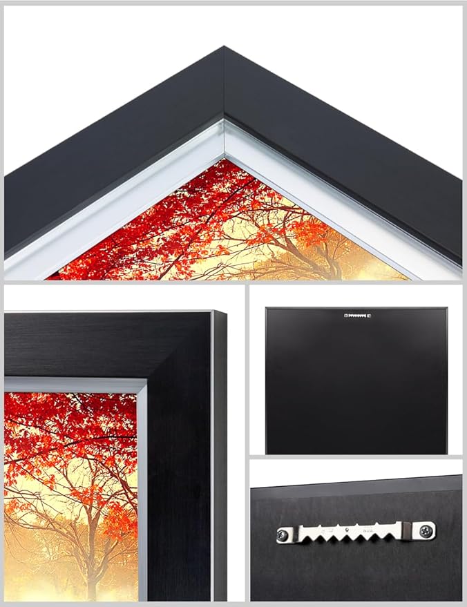 IPIC - You Are My Sunshine, Personalized Artwork with Names and Date on for Home Decor, Customized Gift for Anniversary,Wedding,Birthday and Holidays. Picture size: 18x12, Framed Size: 21x15