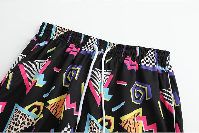 Mens Hawaiian Shirts and Shorts Set 2 Pieces Beach Outfits Sets with Bucket Hats