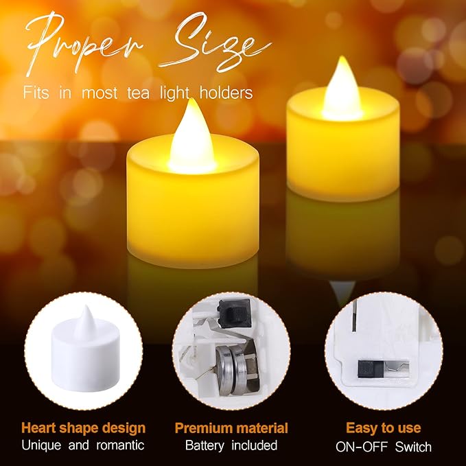 Hanaive 8000 Pcs Artificial Rose Petals with 120 Pcs Flameless LED Tea Light Candles Set Romantic Special Night Decorations for Proposal Anniversary Wedding Valentines Decor(Classic Color)