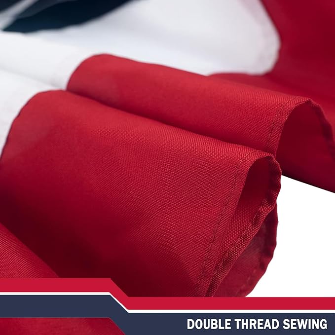ROTERDON American Flags Bunting 3x6 FT 4 Pack, 4th of July Decorations Outdoor, Red White and Blue Buntings Decorations, USA Patriotic Half Fan Bunting Flag