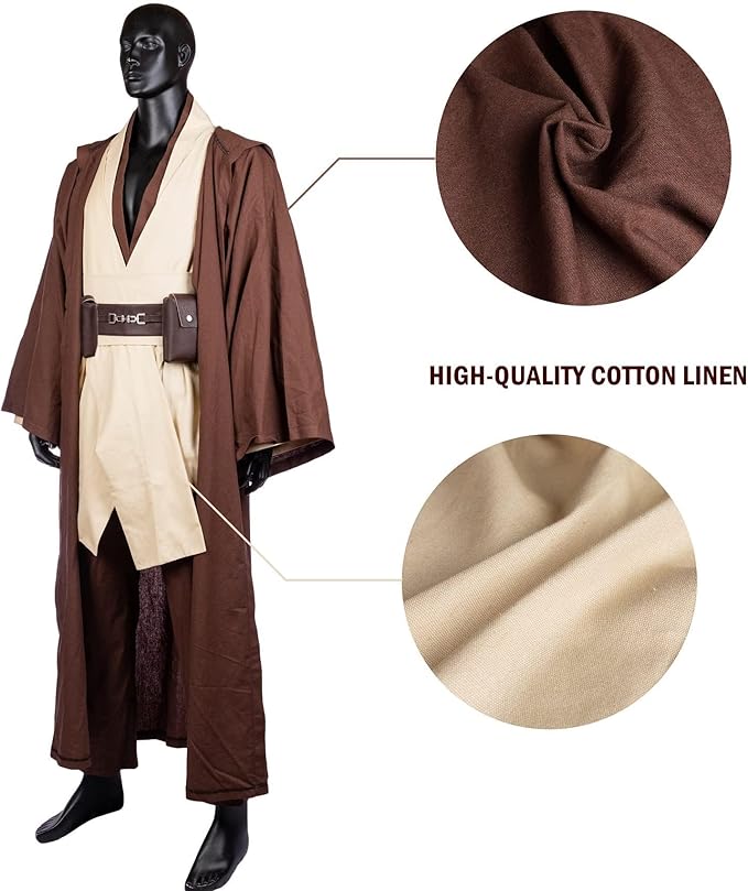 Tunic Costume Adult Men Tunic Robe Cosplay Halloween Costume Hooded Uniform Full Set Cloak Outfit