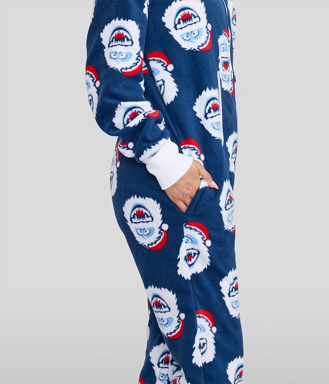 Tipsy Elves Christmas Onesies for Adults - Comfy Unisex Matching Holiday Jumpsuits with Convenient Pockets