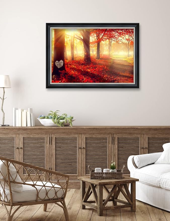 IPIC - You Are My Sunshine, Personalized Ideal Gift Custom Framed Wall Art with Names and Date, Giclee Prints with Solid Wood Frame, Unique and Memorable Present. Wall Art for Home Decor.