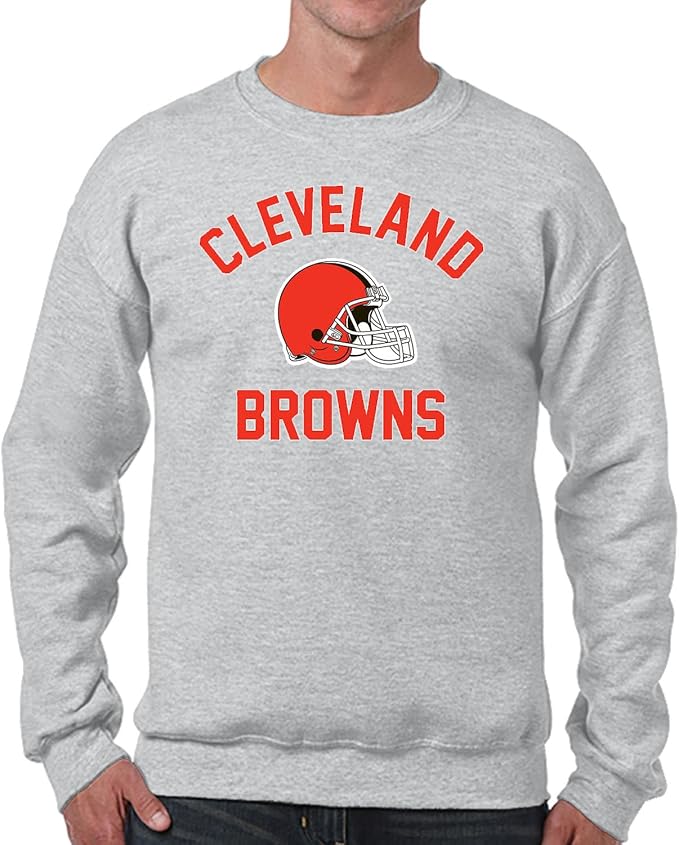 Team Fan Apparel NFL Adult Gameday Football Crewneck Sweatshirt - Cotton Blend - Stay warm, comfortable & stylish on game day