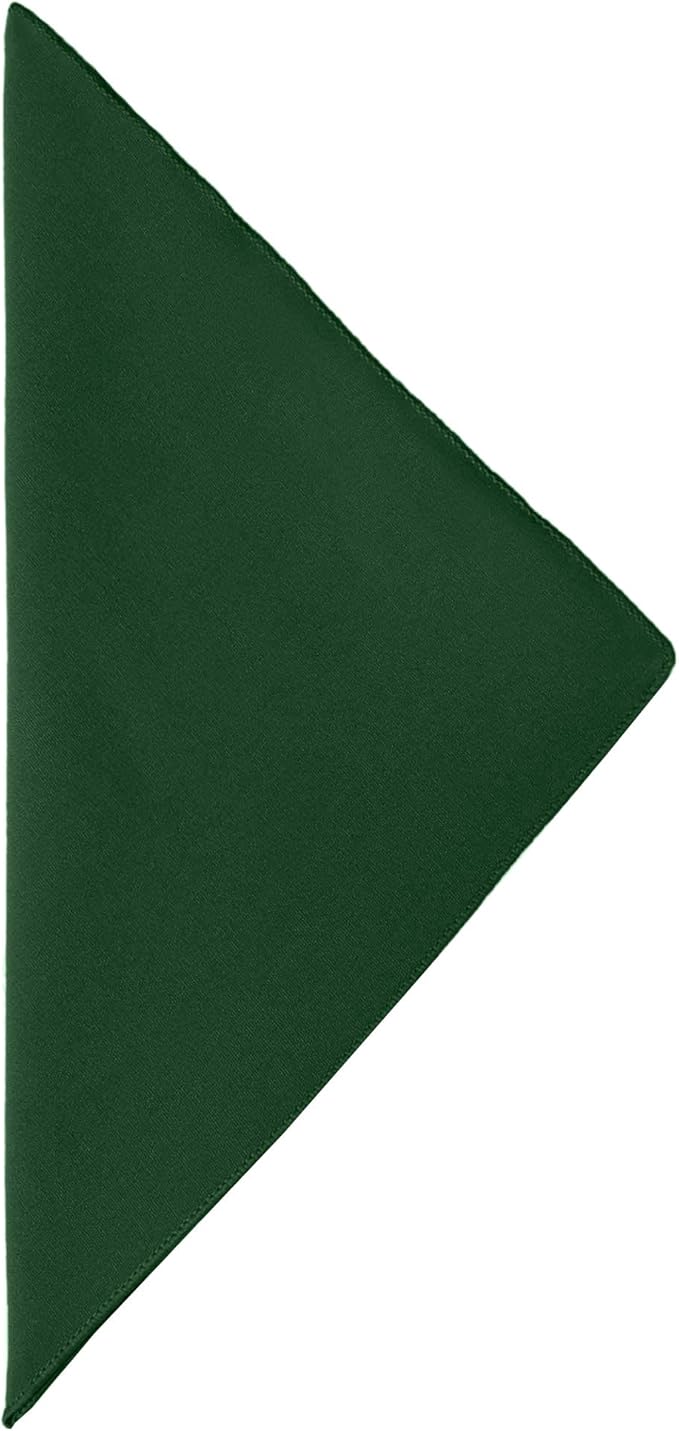 Ultimate Textile Cotton-Feel Hunter Cloth Napkins - 17" x 17" (Set of 24) Washable Dining Quality Polyester, Wrinkle & Stain Resistant