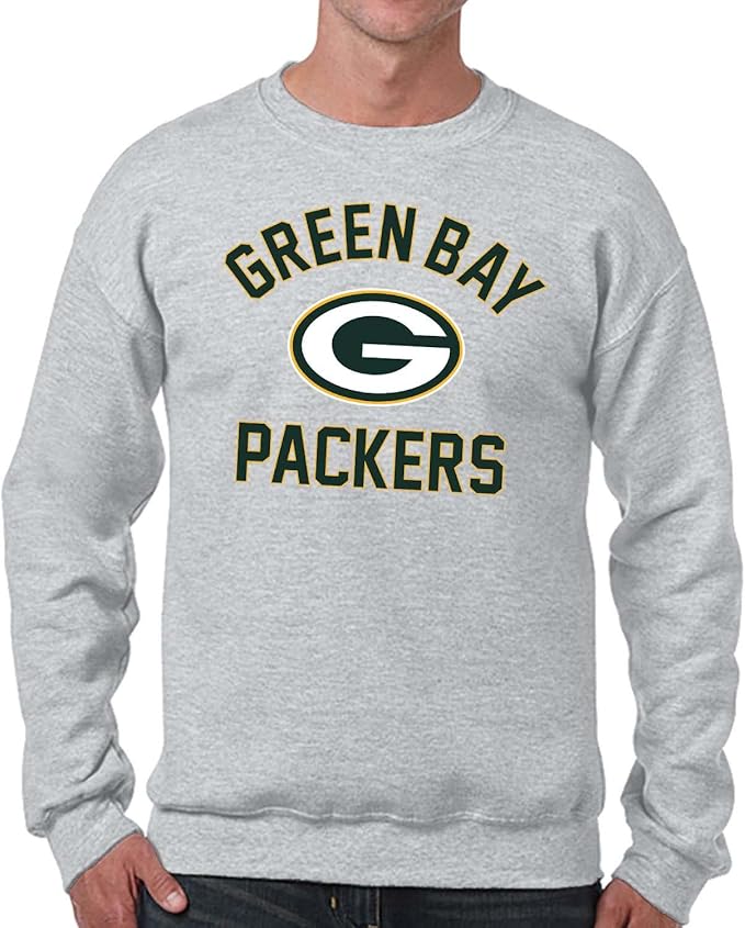 Team Fan Apparel NFL Adult Gameday Football Crewneck Sweatshirt - Cotton Blend - Stay warm, comfortable & stylish on game day
