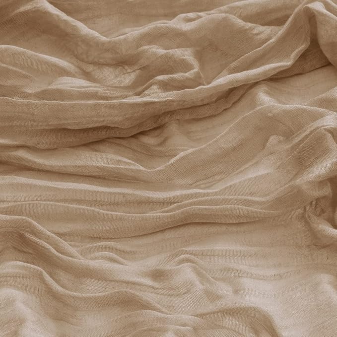 50 Pack Nude Cheesecloth Napkins Spring Cloth Napkins Set of 50 Coffee Dinner Napkins Bulk 21x21 Inches for Wedding Bridal Shower Baby Shower Valentine's Day