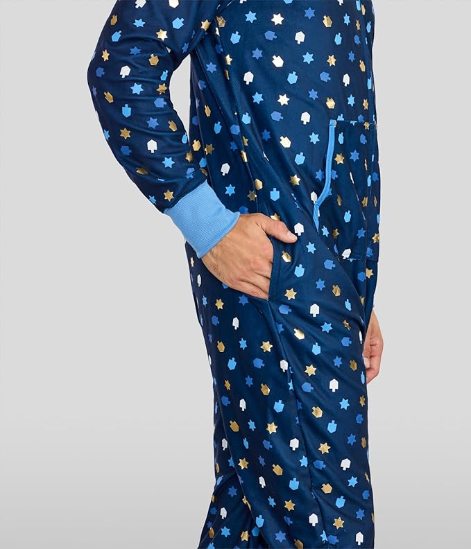 Tipsy Elves Christmas Onesies for Adults - Comfy Unisex Matching Holiday Jumpsuits with Convenient Pockets