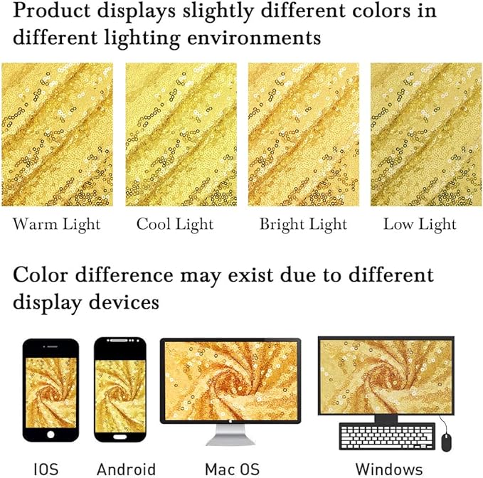 FUHSY Gold Arch Cover 7.2FT, 6.6FT, 6FT Sequin Wedding Arch Covers Stretchy Backdrop Set of 3 Glitter Spandex Arch Stand Cover Chiara Backdrop Covers for Birthday Party Baby Shower Ceremony Decor