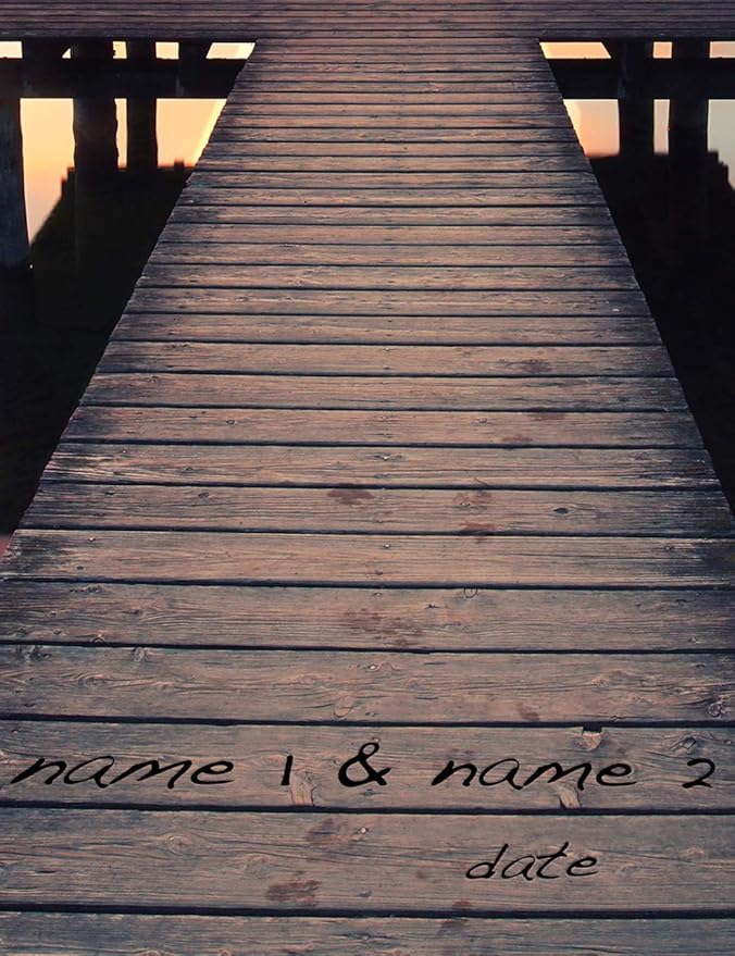 IPIC - Our Own Sunset Personalized Artwork with Names, Customized Gift for Anniversary. Giclee Wallart with High Grade Frame. Picture Size: 18x12