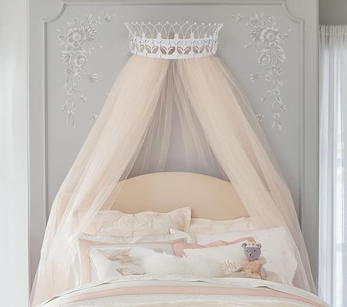 Creative Co-Op Decorative Metal Curtain or Canopy Crown