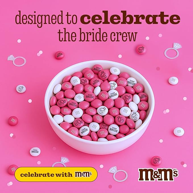 M&M’S World Bachelorette Party M&M’S Chocolate Candy 5 lb Bag – Fun Mix for Bridal Showers, Girls’ Night, Party Favors, Candy Bars, Wedding Weekend Gifts, or Bride-To-Be Decor