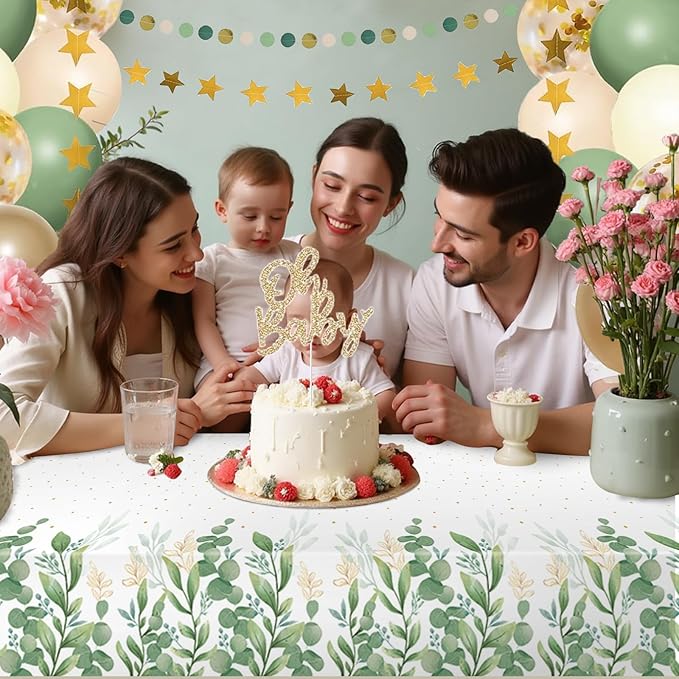 Sage Green Baby Shower Decorations Gender Neutral Baby Shower Decorations Welcome Baby Banner Sage Green Balloons Paper Lanterns Pom Tablecloth Neutral Gender Reveal Birthday Party Supplies