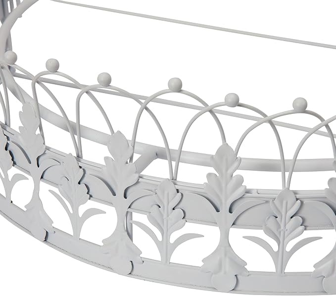 Creative Co-Op Decorative Metal Curtain or Canopy Crown