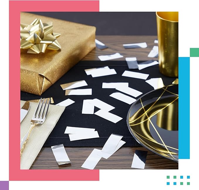 Ultimate Confetti, Rectangular Green Mylar Shiny Foil Metallic Confetti for Cannon and Launcher use - Gender Reveal Confetti for Wedding, Parties, Mother’s Day and Live Events - 30 lb, 480 oz