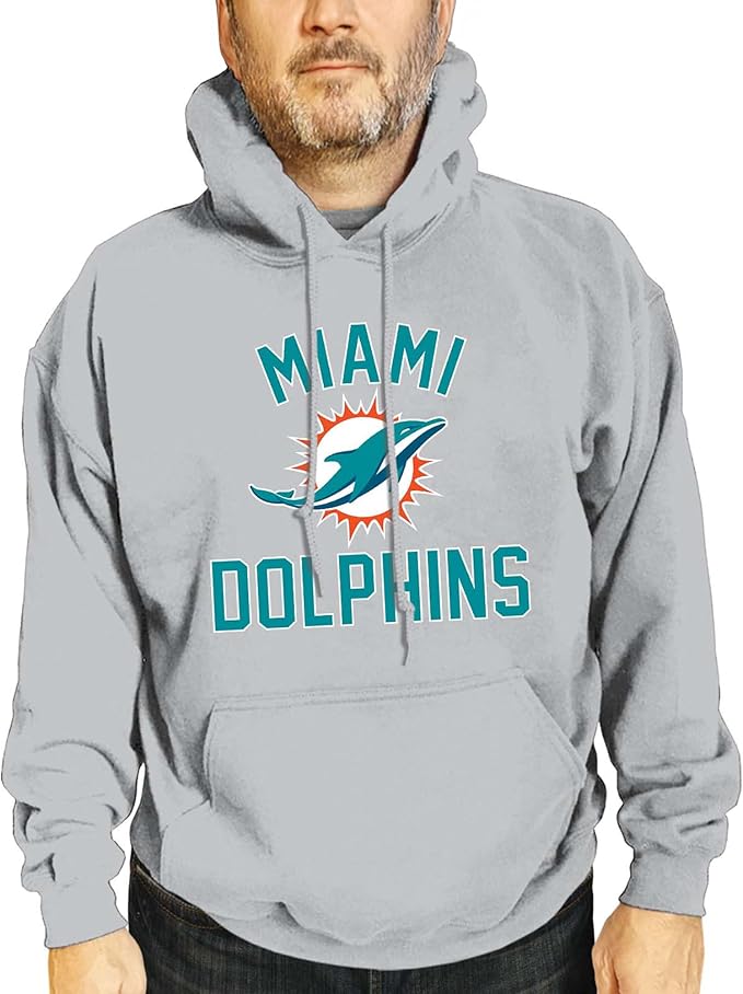 Team Fan Apparel NFL Adult Gameday Hooded Sweatshirt - Poly Fleece Cotton Blend - Stay Warm and Represent Your Team in Style
