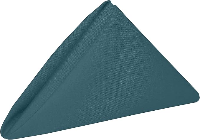 Ultimate Textile Cotton-Feel Slate Cloth Napkins - 17" x 17" (Set of 24) Washable Dining Quality Polyester, Wrinkle & Stain Resistant