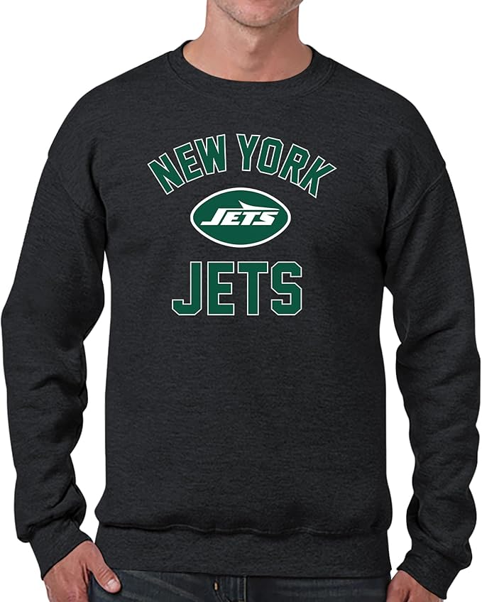 Team Fan Apparel NFL Adult Gameday Football Crewneck Sweatshirt - Cotton Blend - Stay warm, comfortable & stylish on game day