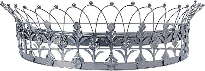 Creative Co-Op Decorative Metal Curtain or Canopy Crown