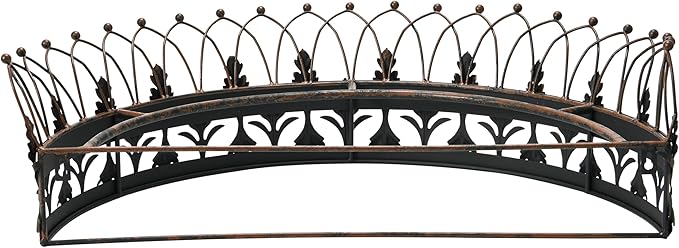 Creative Co-Op Metal Curtain Crown