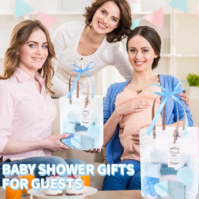 85Pcs Baby Shower Prizes for Game Winners Gifts Baby Shower Favors including Headband Hair Brush Mirrors Jewelry Box with Gift Bag for Baby Shower Game Prizes Wedding Bridal Shower Favors (Blue)