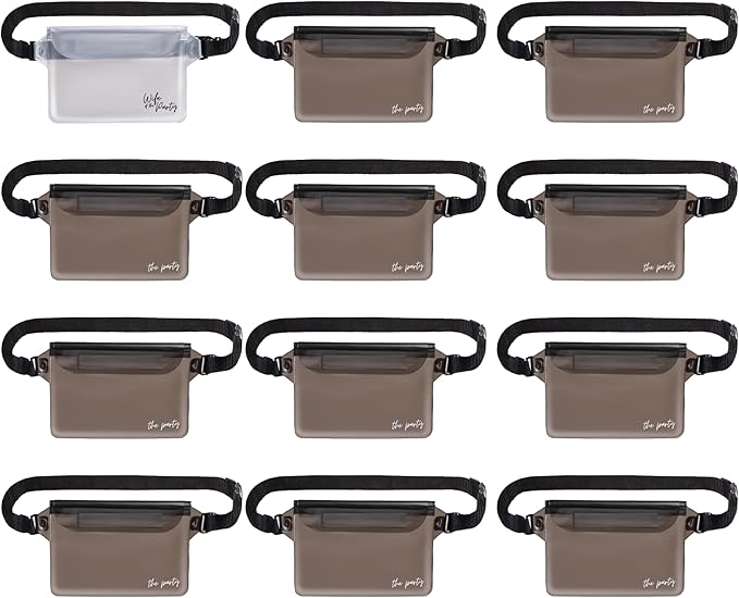 Waterproof Bachelorette Party Fanny Pack Set (12 Pack - Black) 1 “Wife of the Party” Bride Fanny Pack and 11 “The Party” Bachelorette Fanny Packs | Bachelorette Party Favors I Bachelorette Gifts