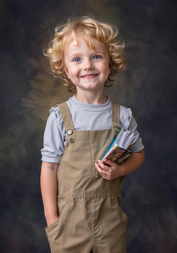 Kate 5x7ft Brown Vintage Photography Backdrop Retro Abstract Painted Background Studio Backdrops
