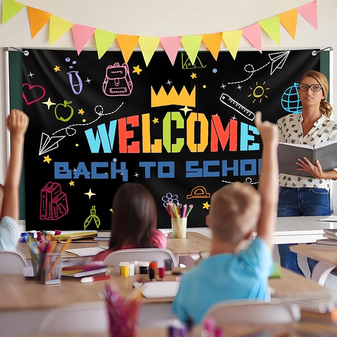 Custom Vinyl Banners and Signs 3'x20', Indoor or Outdoor Large Personalized Backdrop for Parties, Business, Birthday, Back to School & Event Decoration