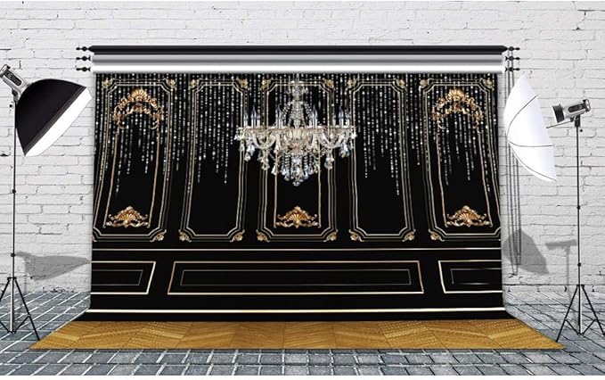 20s Backdrop, Roaring 1920s The Great Gatsby Party Photography Background, Vintage Dance Prom 10x8ft Photo Shoot Booth Props, Cake Table Decor