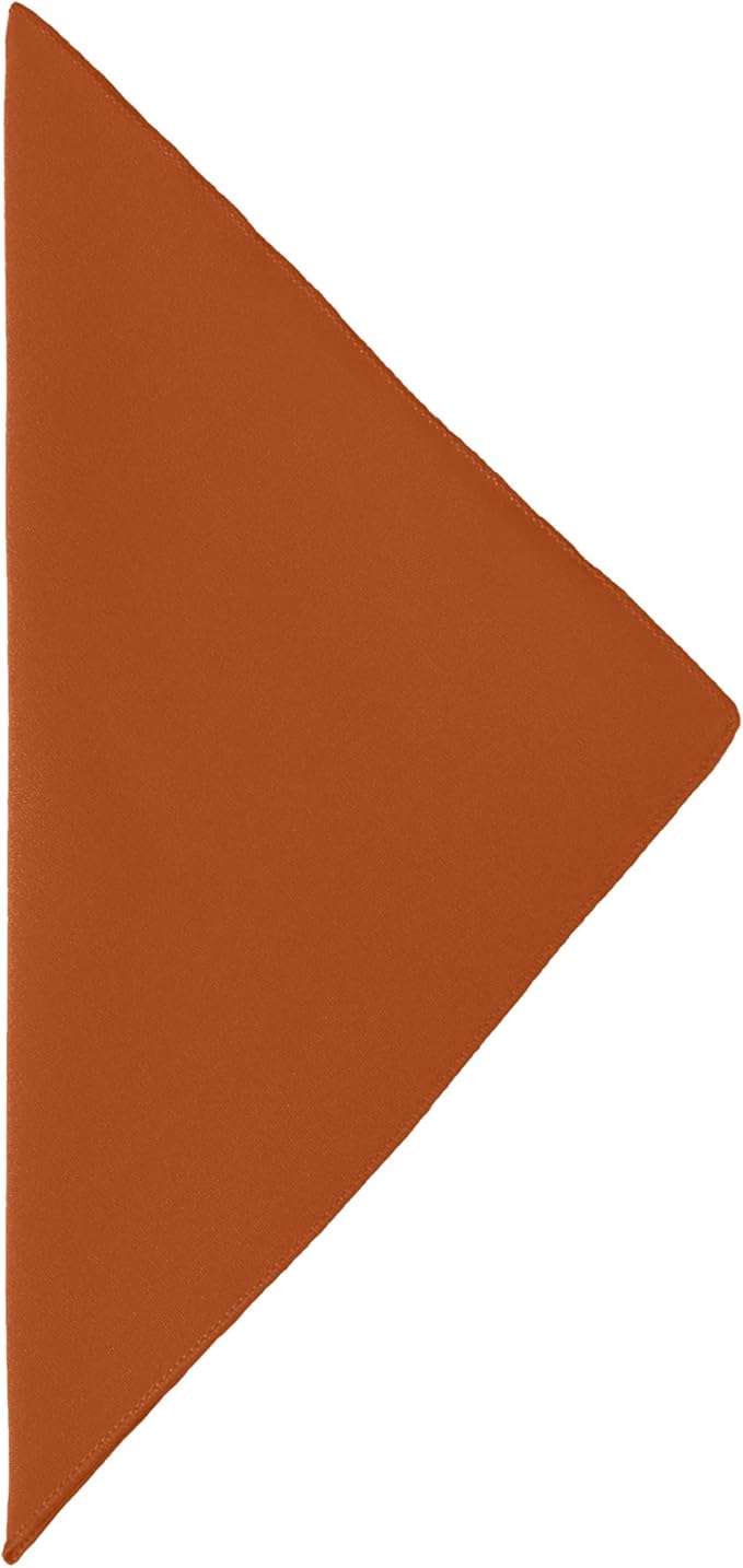 Ultimate Textile Cotton-Feel Orange Cloth Napkins - 17" x 17" (Set of 36) Washable Dining Quality Polyester, Wrinkle & Stain Resistant