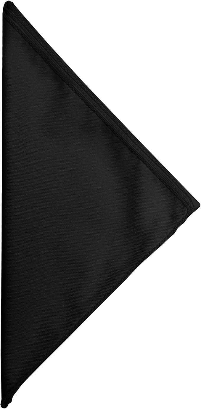 Ultimate Textile Poly-Cotton Twill Black Cloth Napkins - 17" x 17" (Set of 24) Washable Lunch Napkins for Weddings Restaurants Parties