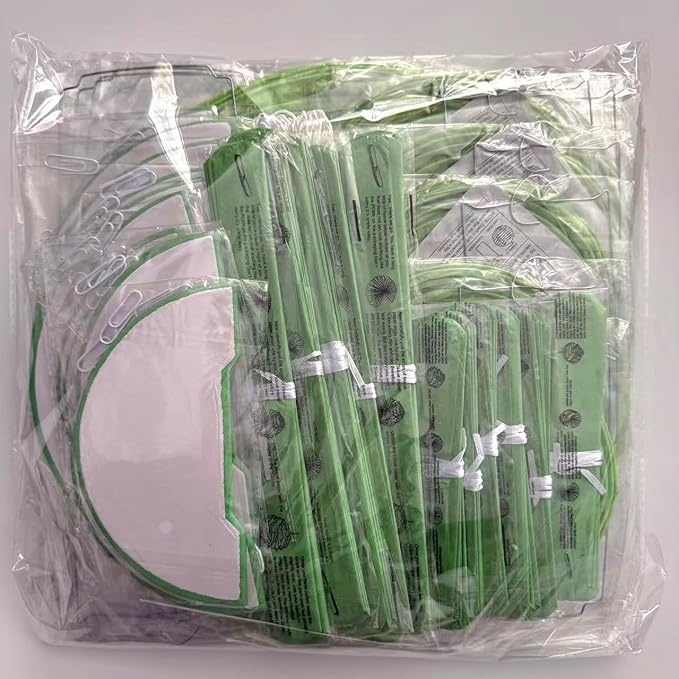WOLHOWLTD Green Theme Paper Decoration Set - 34 pcs Lanterns,Pompoms,Honeycomb for Woodland,St. Patrick's,Jungle Theme, Wedding,Happy Birthday,Tropical Parties (Green)