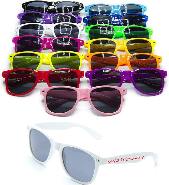 Personalized Wedding Sunglasses In Bulk Destination Wedding Favors For Guest Bridal Party Sunglasses Set