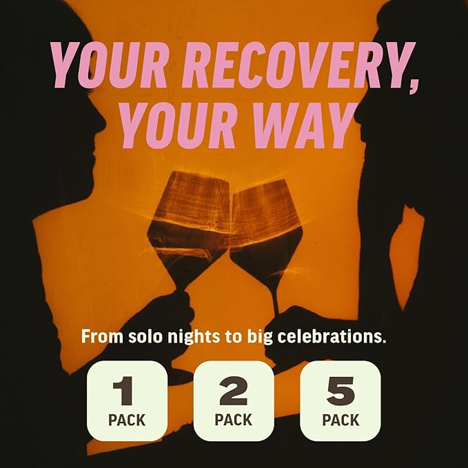 Hangover Kit Deluxe XL – 17pc Pre-Filled Premium Bags with Recovery Essentials – Girls Weekend Gifts, Bachelorette Party Favors, Wedding Celebration Must-Haves, 21st Birthday Ideas (5-Pack)
