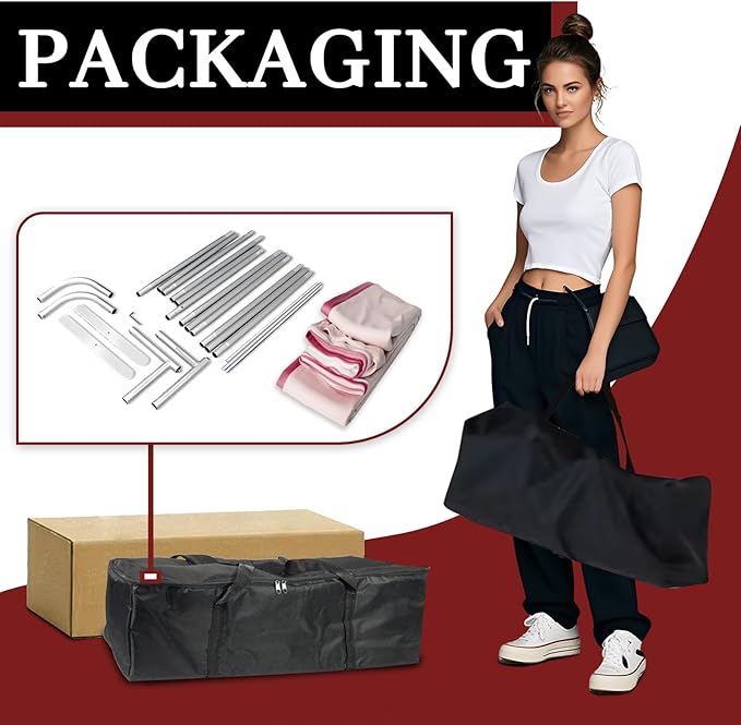 Custom Tension Fabric Display Backdrop Trade Show Backdrop Banner Stand for Weddings, Events, Booth (Double Sided Print 7.5x20 Ft)